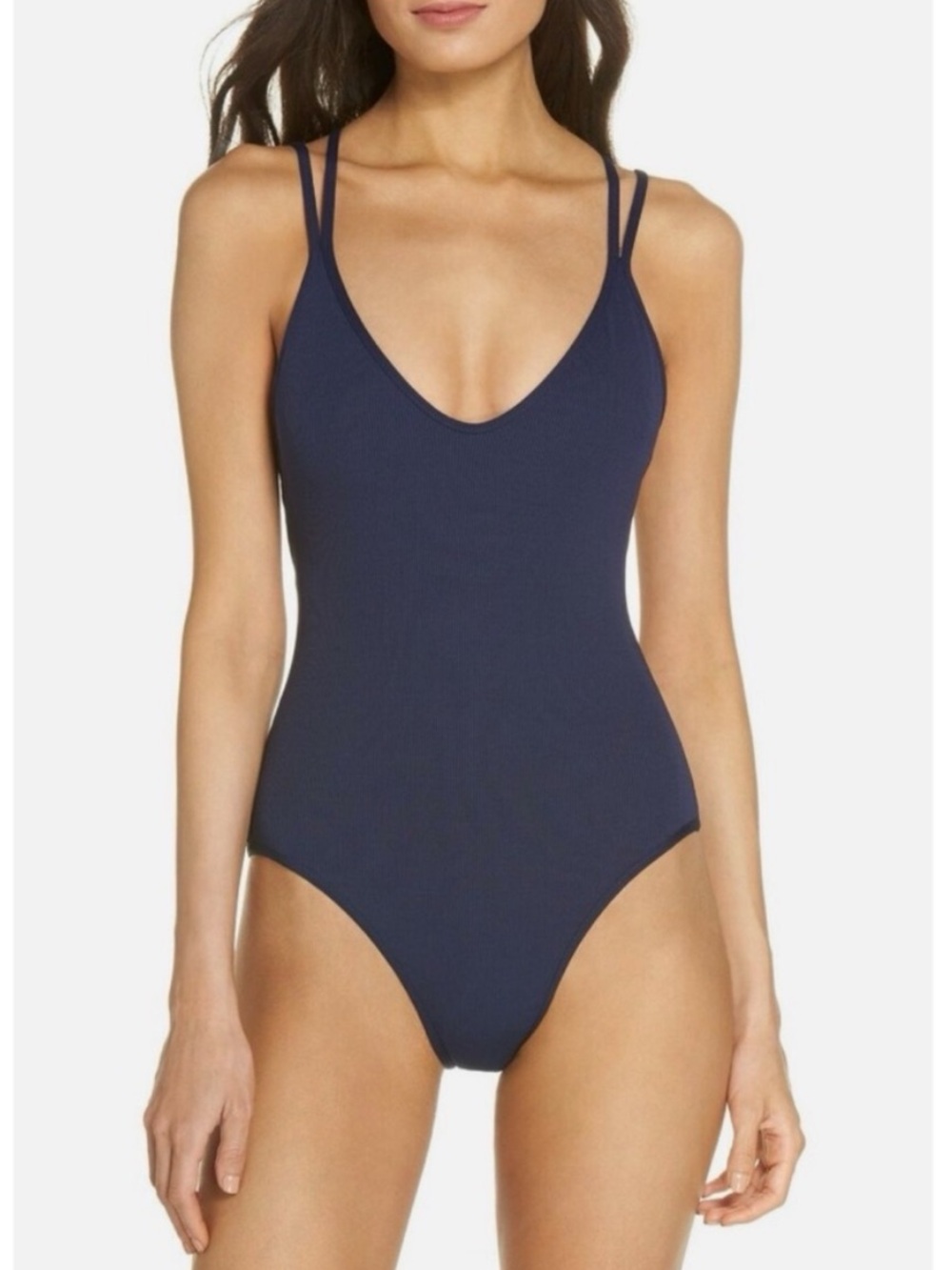 L*Space Navy Blue Bathing Suit